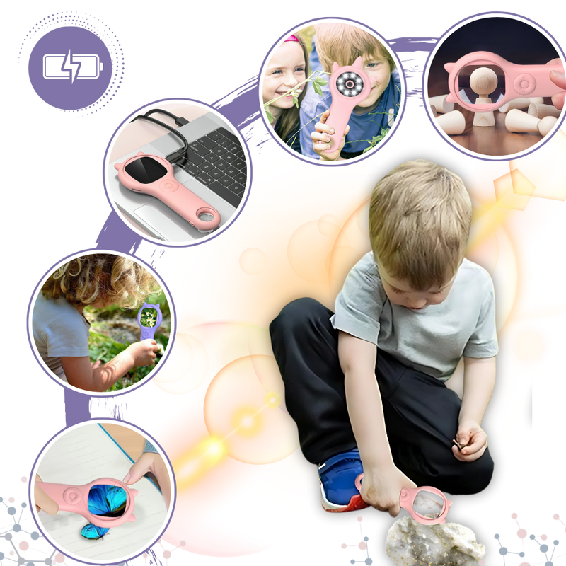 Microscope portable à visibilité optimale