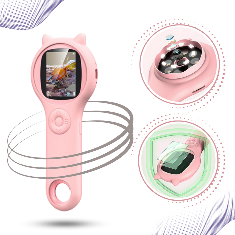 Microscope portable à visibilité optimale