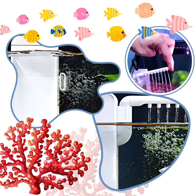 Pompe à filtre pour aquarium anti-colmatage