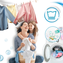 Solution de nettoyage à l'eau de Javel pour la protection des couleurs