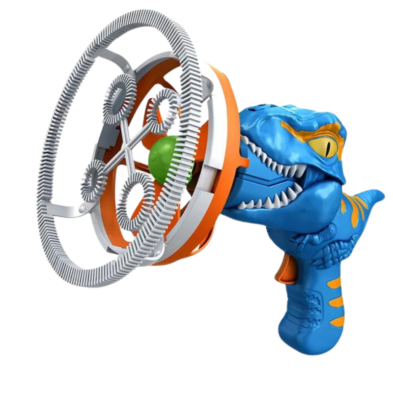 Machine à bulles colorées en forme de dinosaure