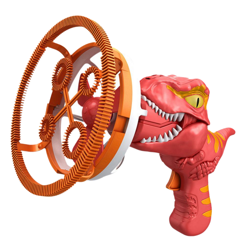 Machine à bulles colorées en forme de dinosaure