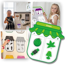 Magnets éducatifs colorés