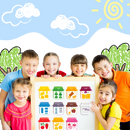 Magnets éducatifs colorés