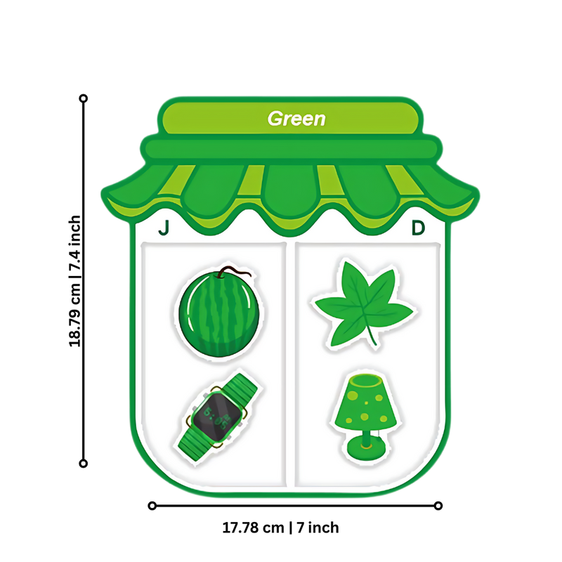 Magnets éducatifs colorés