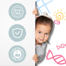 Magnets éducatifs colorés