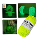 Fil phosphorescent coloré