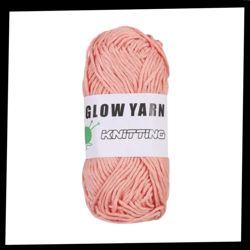 Fil phosphorescent coloré