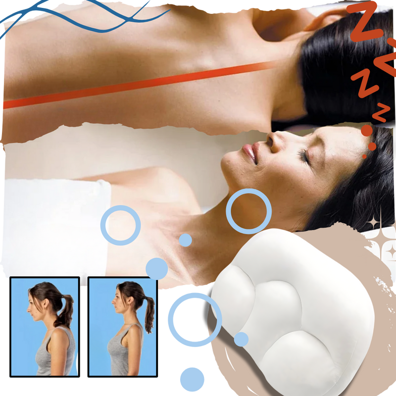 Oreiller en forme de nuage rafraîchissant à microbilles