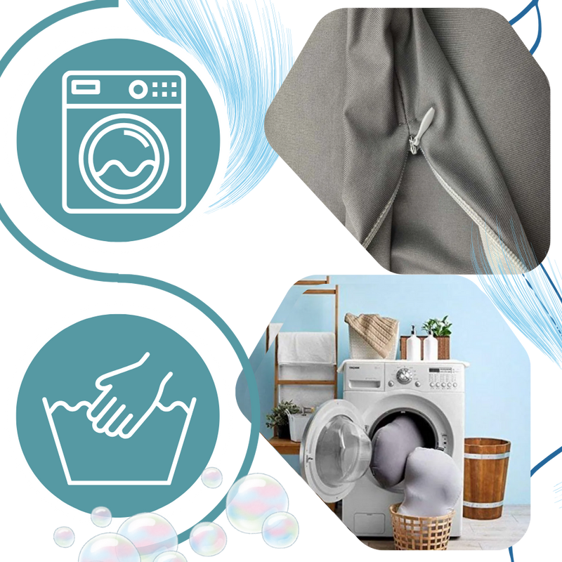 Oreiller en forme de nuage rafraîchissant à microbilles