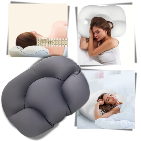 Oreiller en forme de nuage rafraîchissant à microbilles