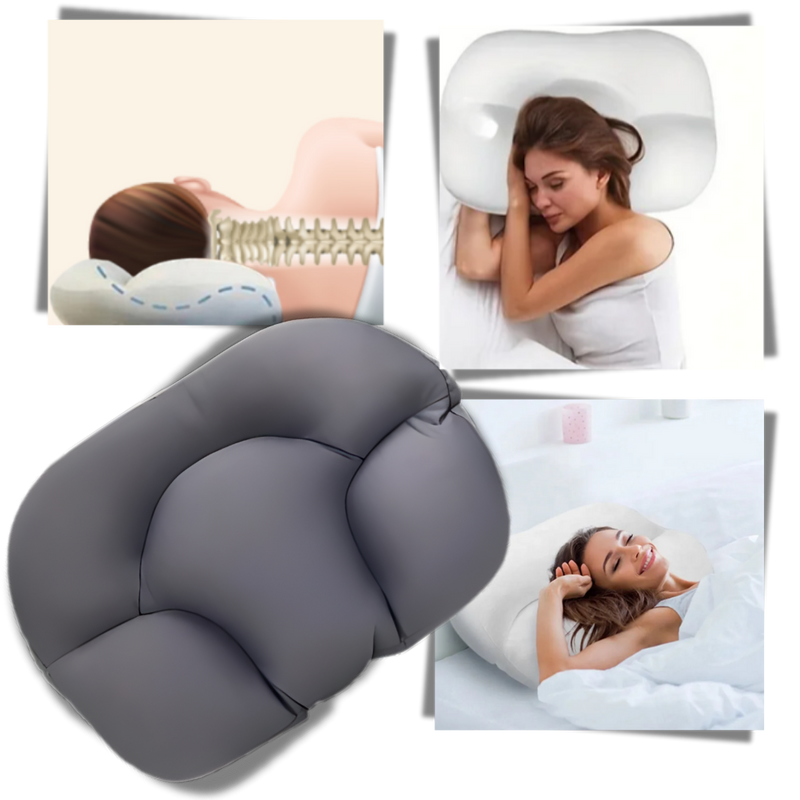 Oreiller en forme de nuage rafraîchissant à microbilles