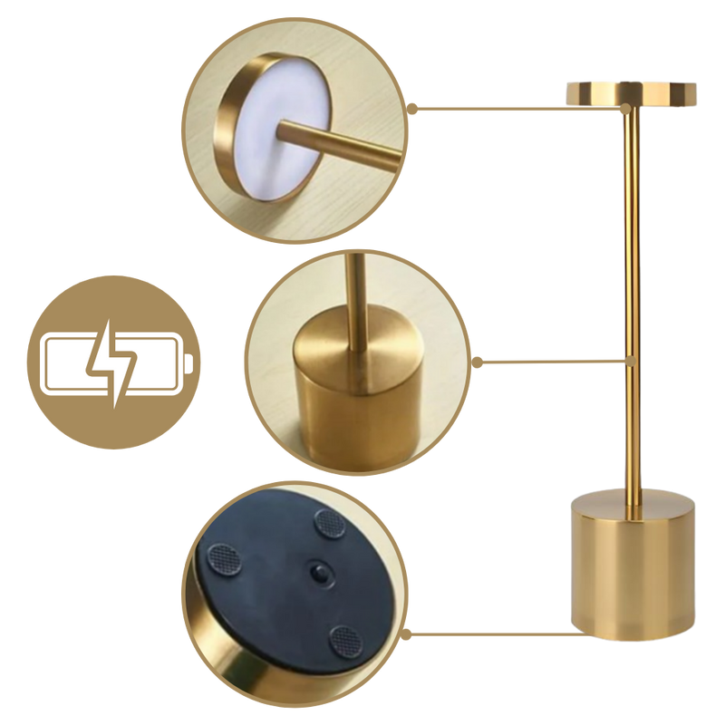 Lampe de table rechargeable sans fil