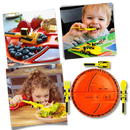 Ensemble d'assiettes et couverts Créatifs