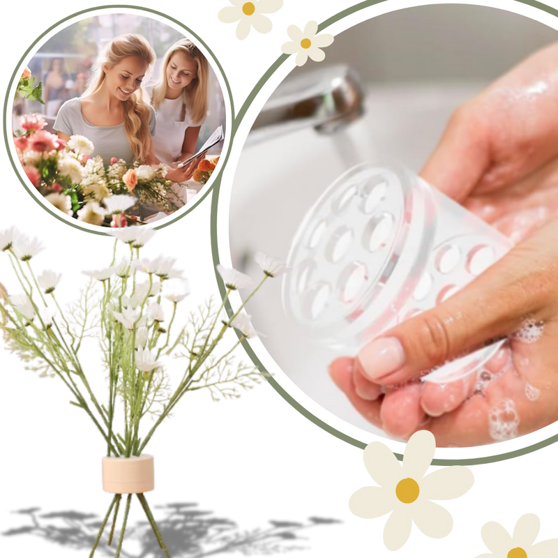 Support créatif pour compositions florales