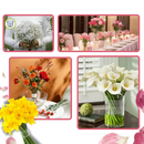 Support créatif pour compositions florales