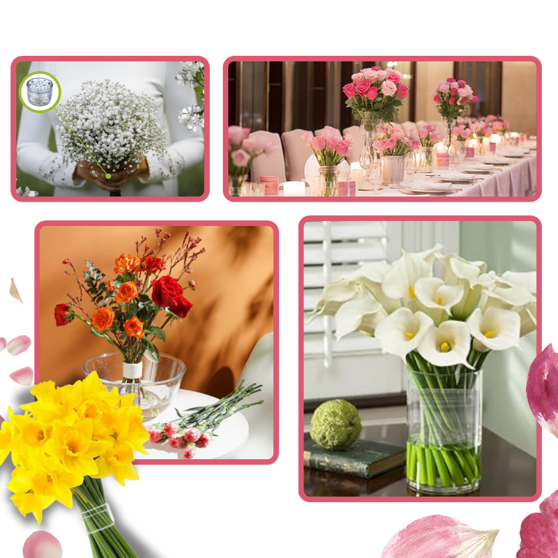 Support créatif pour compositions florales