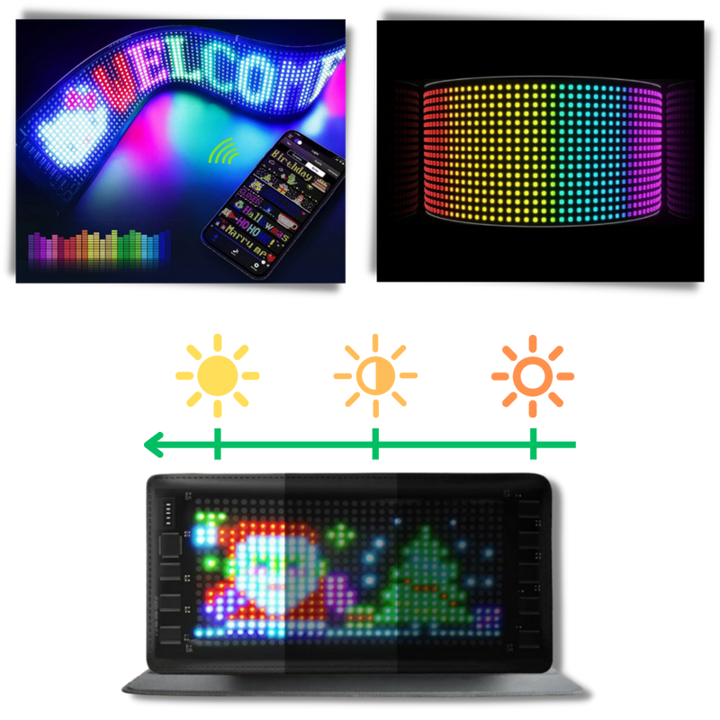 Panneau LED personnalisable et flexible