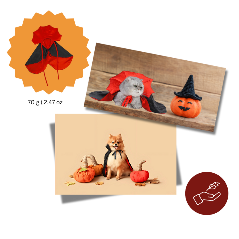 Costume d'Halloween Dracula pour animaux de compagnie