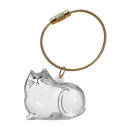 Porte-clés capsule poils de chat