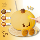 Veilleuse citrouille mignonne et triste