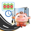 Jouet cochon équilibriste mignon