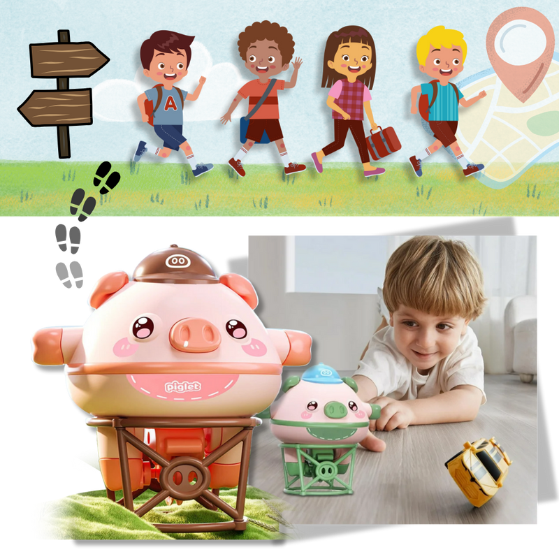 Jouet cochon équilibriste mignon