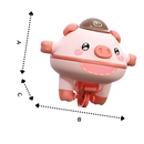 Jouet cochon équilibriste mignon