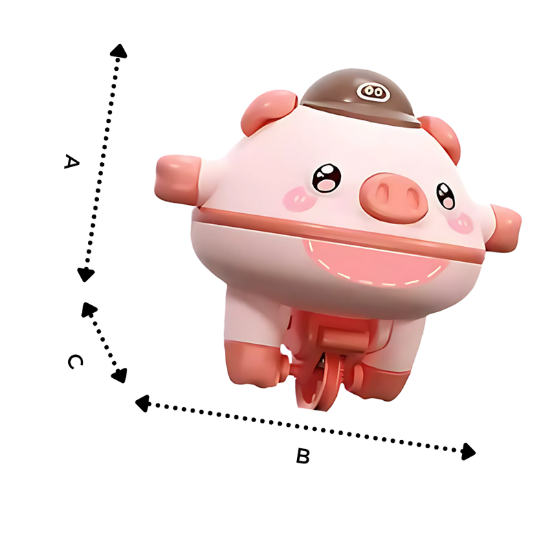 Jouet cochon équilibriste mignon