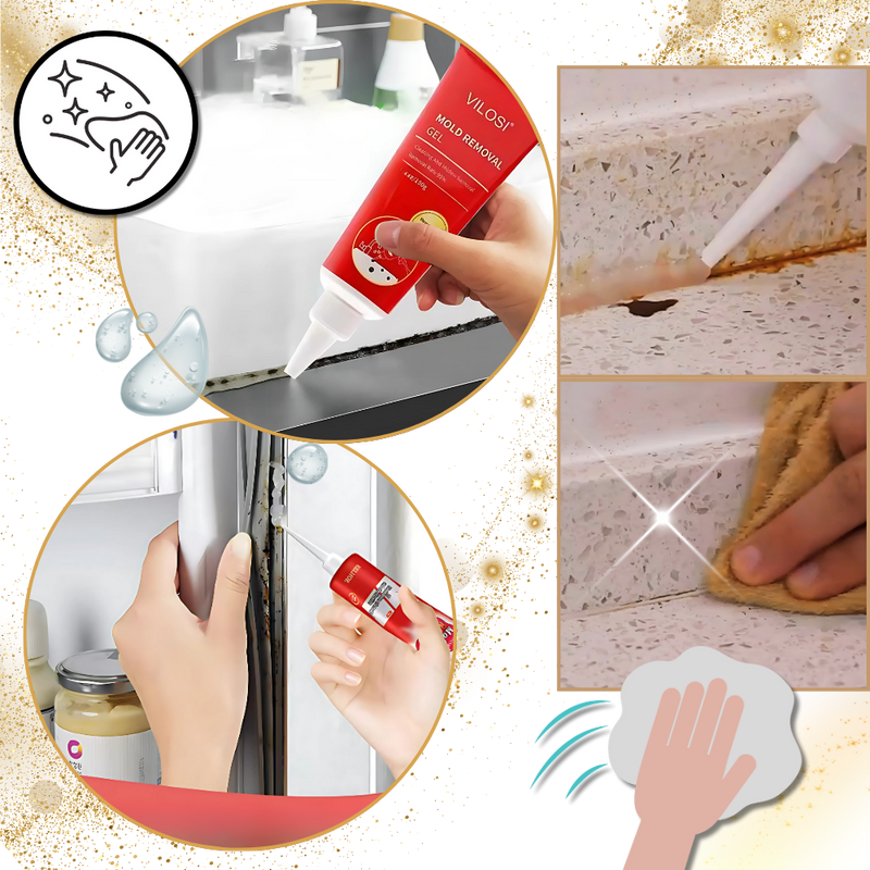 Gel détachant anti-moisissure