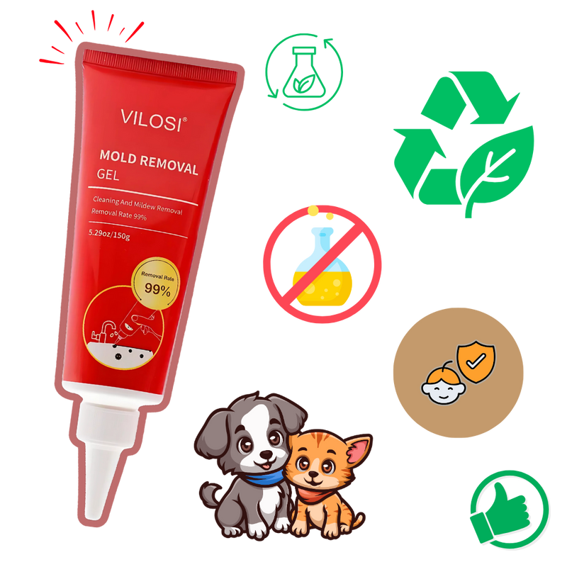 Gel détachant anti-moisissure