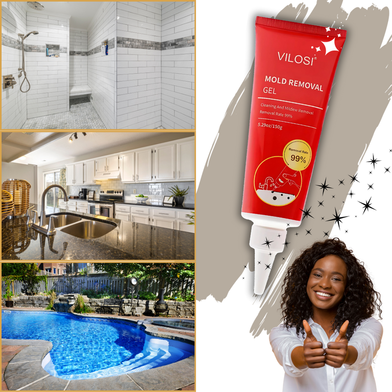 Gel détachant anti-moisissure