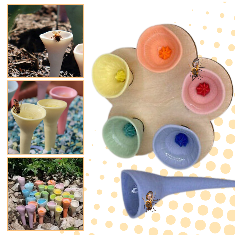 Abreuvoirs pour abeilles discrets et attrayants