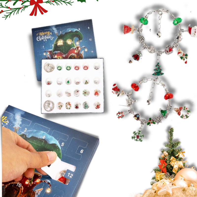 Calendrier de l'Avent Bijoux à faire soi-même de 24 jours