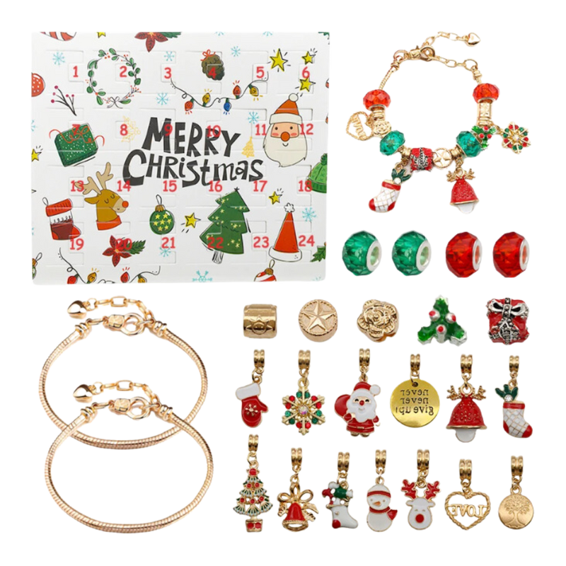 Calendrier de l'Avent Bijoux à faire soi-même de 24 jours