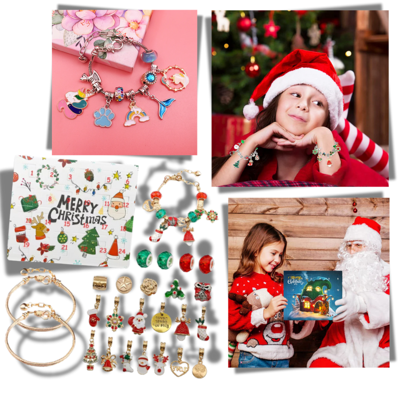 Calendrier de l'Avent Bijoux à faire soi-même de 24 jours