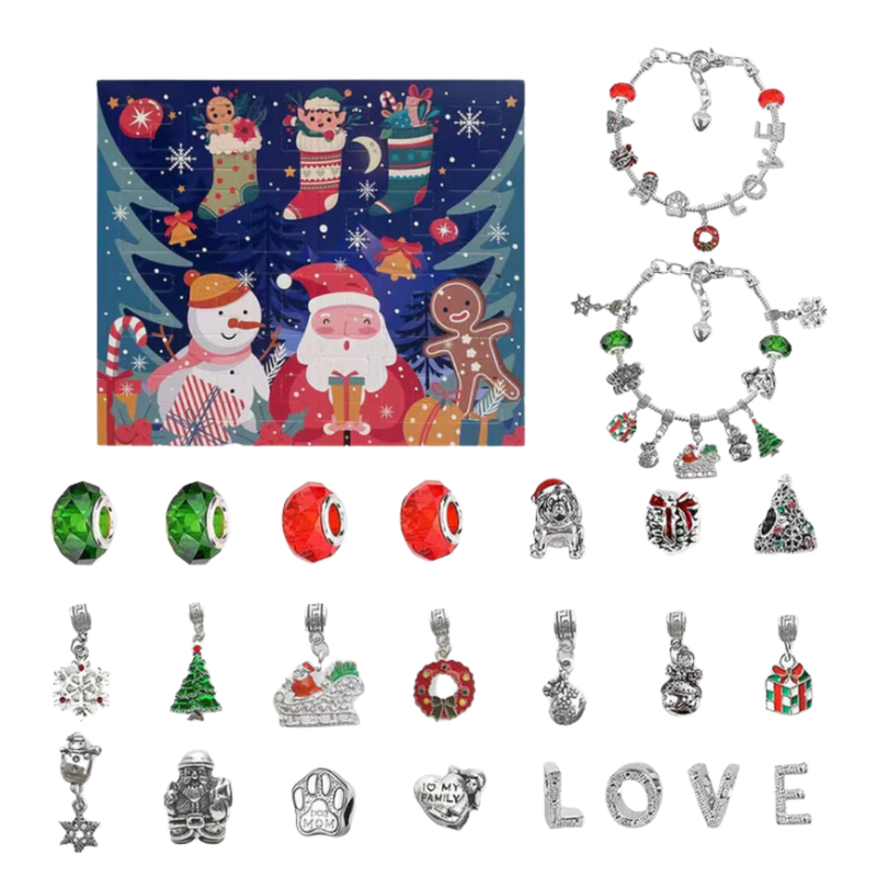 Calendrier de l'Avent Bijoux à faire soi-même de 24 jours