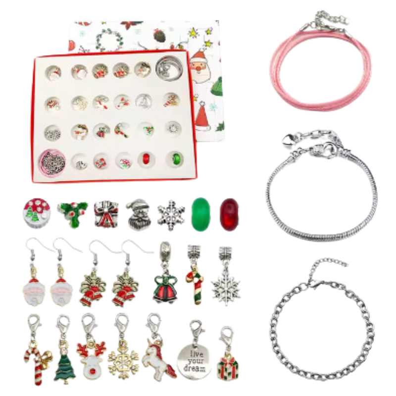 Calendrier de l'Avent Bijoux à faire soi-même de 24 jours