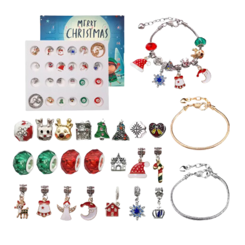 Calendrier de l'Avent Bijoux à faire soi-même de 24 jours