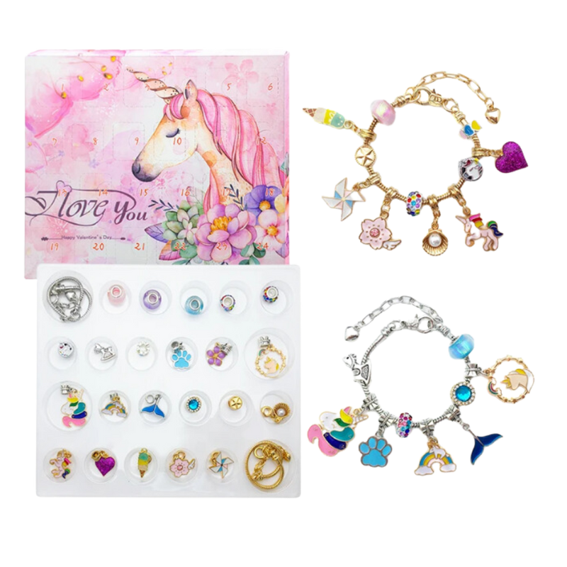 Calendrier de l'Avent Bijoux à faire soi-même de 24 jours