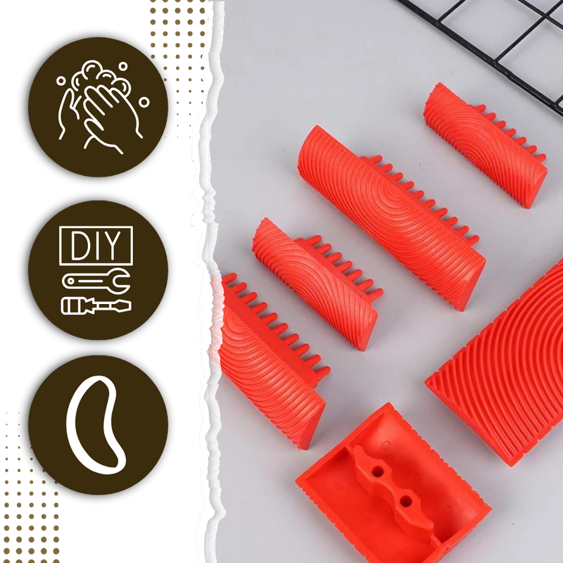 Outil de peinture imitation grain de bois