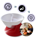 Bol à céréales avec séparation sec-humide