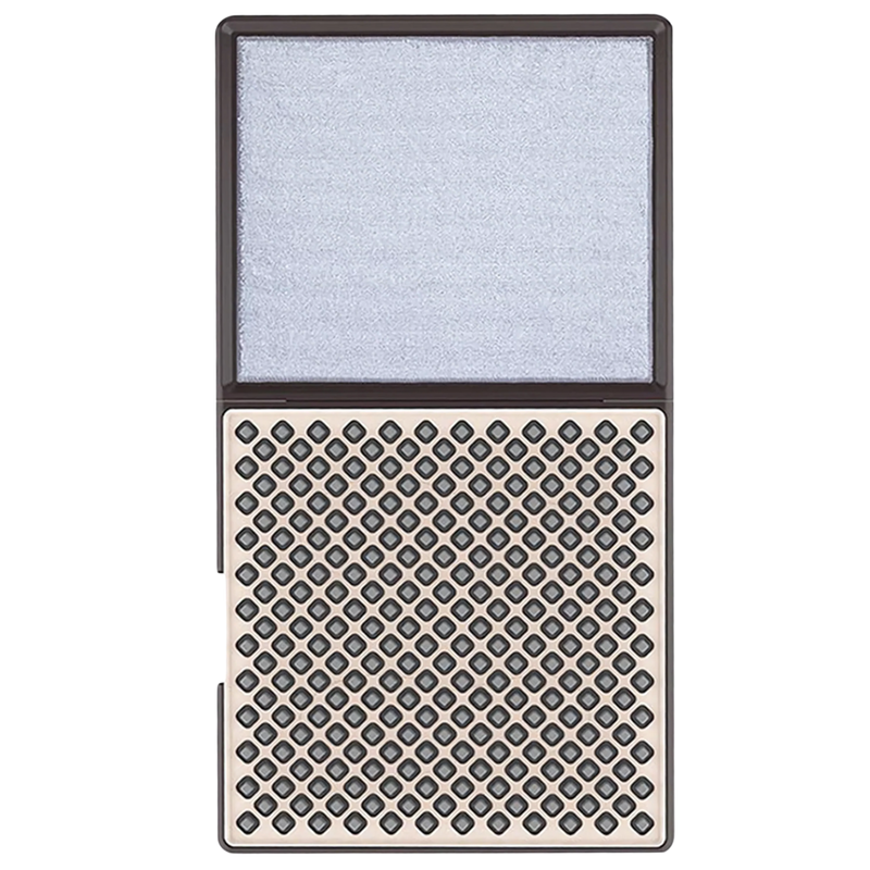 Tapis désinfectant à double zone de nettoyage