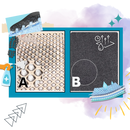 Tapis désinfectant à double zone de nettoyage