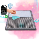 Tapis désinfectant à double zone de nettoyage