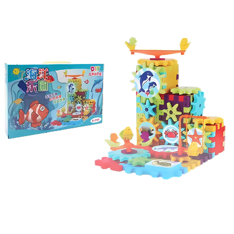 Jouet éducatif à engrenages électriques