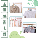 Cintres pliables double taille