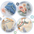 Cintres pliables double taille