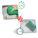 Éponge à vaisselle durable et réutilisable