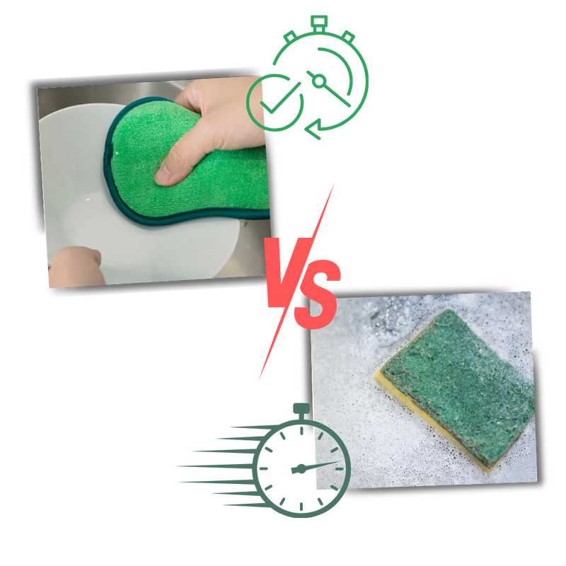 Éponge à vaisselle durable et réutilisable